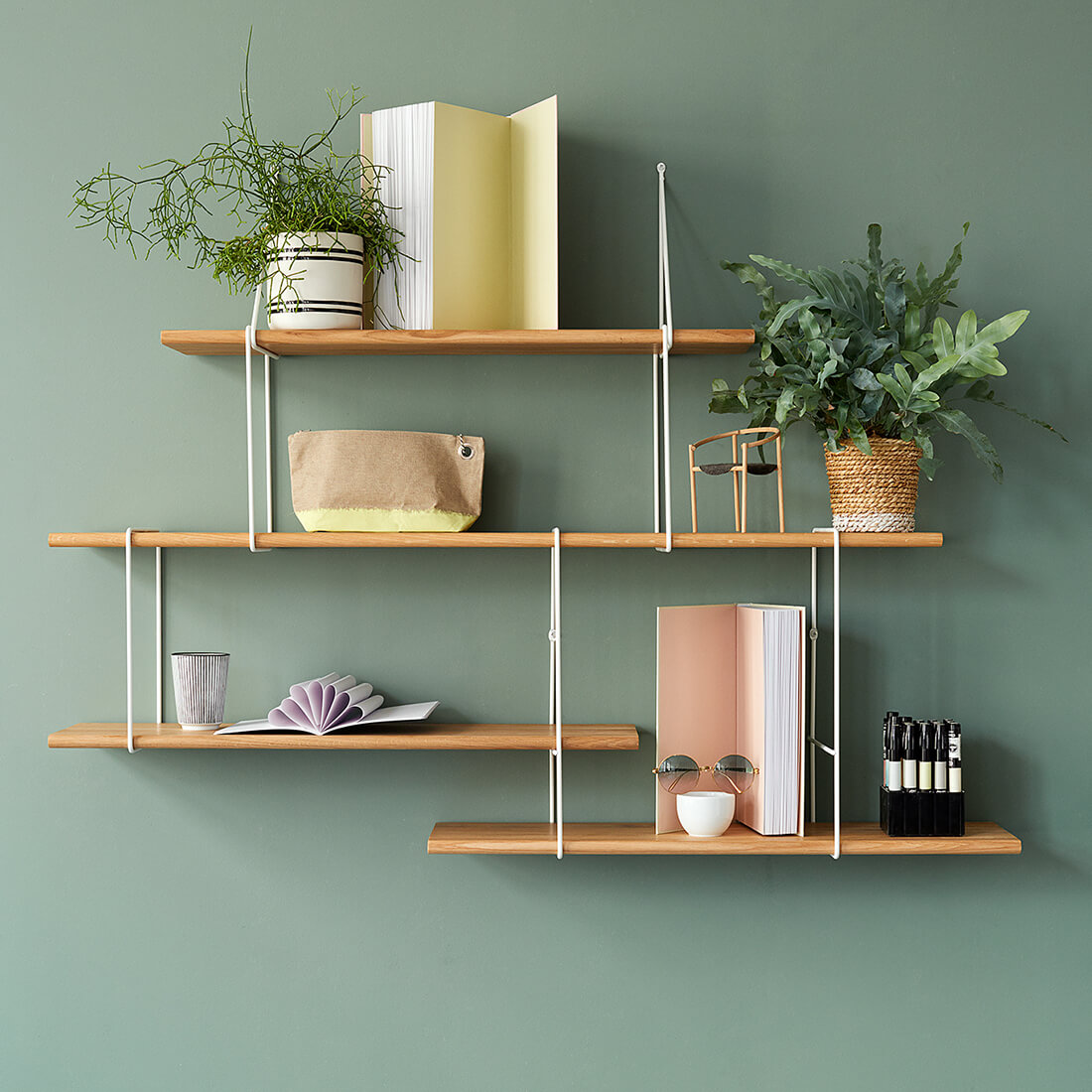 Luxury interior shelving - curated décor